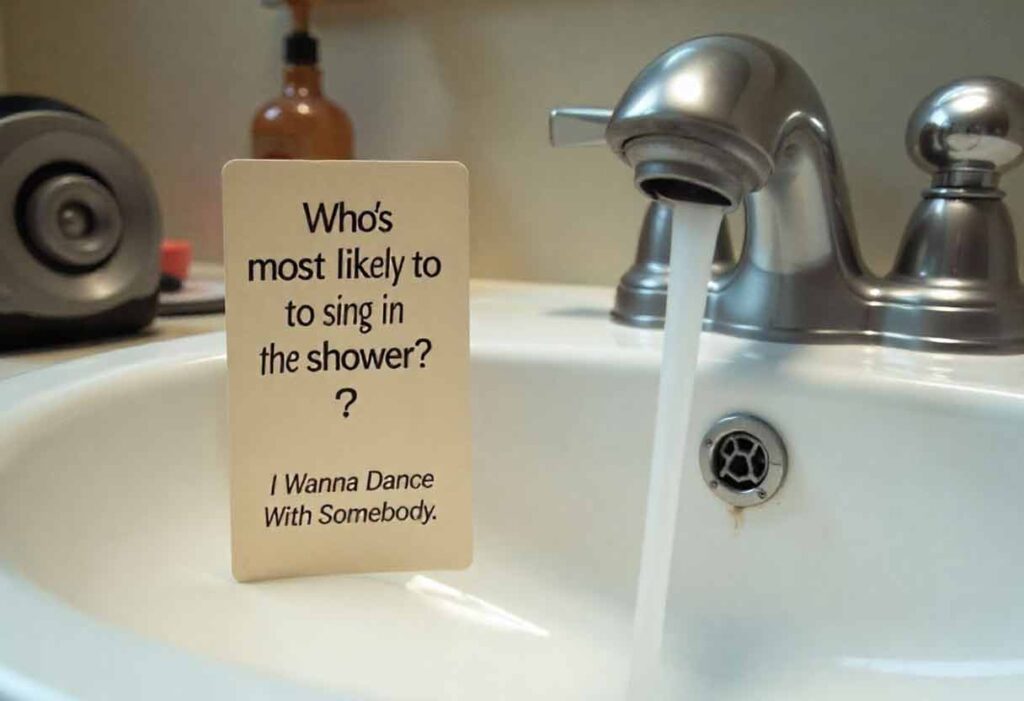 Who’s most likely to sing in the shower?